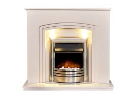Acantha Seville Biege Marble Fireplace