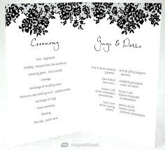 Free Program Templates Wedding Ms Word Family Template Formal Event