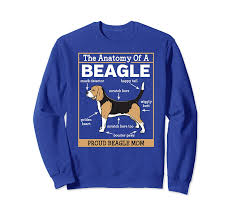 Anatomy Of A Beagle Sweatshirt Beagle Mom Gift For Women Alottee Gift