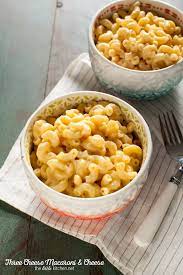 three cheese mac cheese recipe made