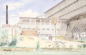 Changi prison complex often simply known as changi prison, is a prison located in changi in the eastern part of singapore. A Painting Of Changi Prison Camp During The Second World War By Gladys Tompkins Tompkins Lilian Gladys Te Ara Encyclopedia Of New Zealand