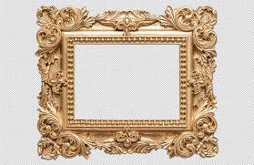 Golden Picture Frame Png Picture