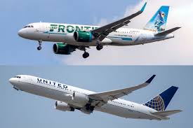 frontier vs united full airline
