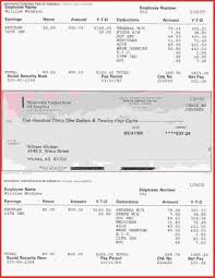 Adp Pay Check Stub Or Payroll Stubs With Template Plus Sample