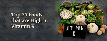 20 nutritious foods high in vitamin k