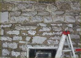 Stone Wall With Diluted Chalk Paint