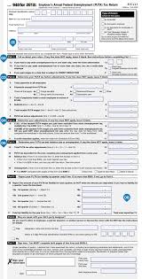 2018 Futa Tax Rate Form 940 Instructions