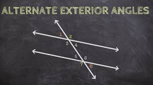 what are alternate exterior angles