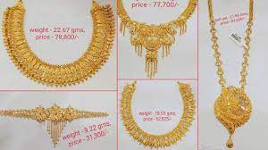 gold choker necklace designs