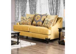 viscontti gold loveseat affordable