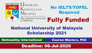 The national university of malaysia (abbreviation: National University Of Malaysia Scholarship 2021 Fully Funded