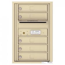 4c Wall Mount 7 High Mailboxes