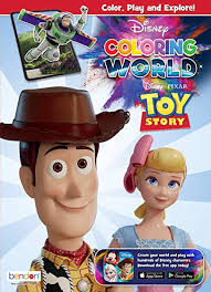 Start by marking ultimate disney pixar colouring book as want to read paperback, 100 pages. Amazon Com Disney Toy Story 80 Page Coloring World Augmented Reality Coloring Book 47633 Bendon Toys Games