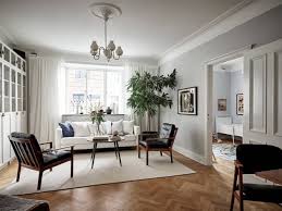 Pearl Gray Walls And Wooden Floor For
