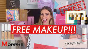 free makeup unboxing pr packages