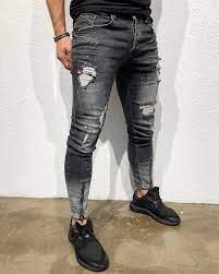 primera marca slim fit jeans rotos