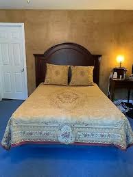 queen woven bed cover coverlet with