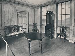 panelled room date about 1740 with
