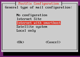 Setup your relay server (the server connected to internet you use to send emails). Install Postfix Mta And Configure Smarthost