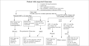 Flowchart Showing The Work Up Of Glaucoma Suspect Iop Open I