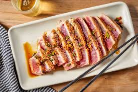 seared tuna with soy and red chiles recipe