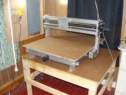 diy cnc router frame on table