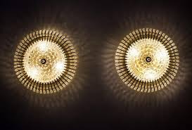 Brass Wall Or Ceiling Lights By Emil