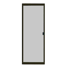 Bronze Steel Sliding Patio Screen Door
