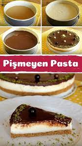 Pişmeyen Pasta Tarifi - Nefis Yemek Tarifleri | Yemek Tarifi | Yemek  tarifleri, Pasta, Yemek