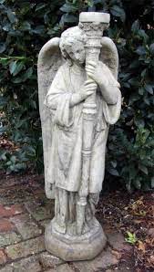 Fallen Angel Stone Garden Statue
