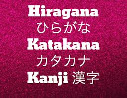 anese characters hiragana katakana