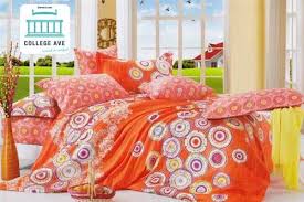 Orange Cirque Twin Xl Comforter Set
