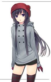 Shop anime girls hoodies created by independent artists from around the globe. Hoodie Long Hair Cute Anime Girl