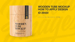 And if you haven't, well, what are you waiting for?! Wooden Tube Free Mockup How To Use Youtube