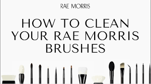 how to clean your rae morris brushes