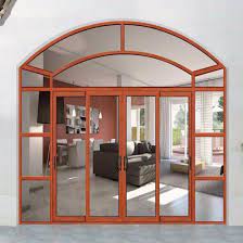 Wooden Aluminum Arched French Interior