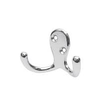 Manufactured in the uk within our workshop, coat hook rack will add industrial chic to any house. Syneco 50mm Chrome Plated Double Robe Hook Bunnings Warehouse Robe Hook Chrome Plating Chrome