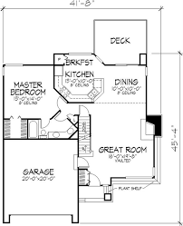 Contemporary Home Plan 3 Bedrms 2