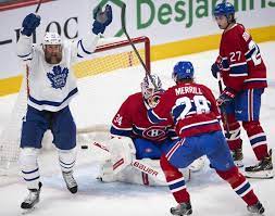 Montreal canadiens centre jesperi kotkaniemi (15) pressures toronto maple leafs goaltender frederik andersen (31) as teammates jimmy vesey (26). The Mlhs Panel Predicts The Outcome Of The Toronto Maple Leafs Vs Montreal Canadiens Series Maple Leafs Hotstove