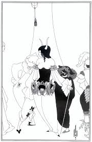 a psycho analysis of the oval portrait and the masque of the red illustration by aubrey beardsley 1894 1895