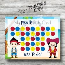 Printable Jake And The Neverland Pirates Potty Chart