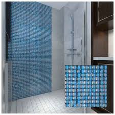 Blue Polished Glass Mosaic Wall Tiles