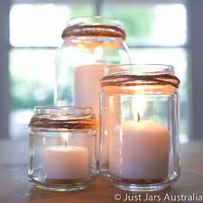 Recycled Candle Jars