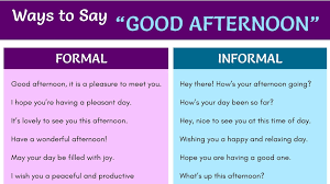 good afternoon messages 50 ways to say