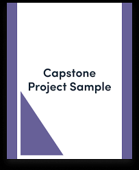 Take a look, and you might find inspiration for your capstone project. Capstone Project Example