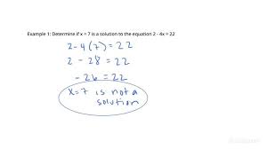Linear Equation In 1 Variable