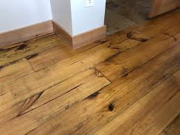 pictures of 2 knotty pine floors