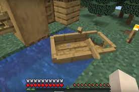 In the crafting table, add the 5 wood planks and the wooden shovel to the grid. How To Make An Oak Boat In Minecraft Update 2021 Wowkia Com
