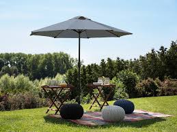 Unfollow garden parasol base to stop getting updates on your ebay feed. Garden Parasol With Led Lights O 2 66 M Dark Grey Rapallo Beliani De