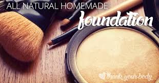 all natural homemade foundation powder